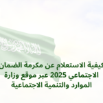 كيفية الاستعلام عن مكرمة الضمان الاجتماعي 2025 عبر موقع وزارة الموارد والتنمية الاجتماعية