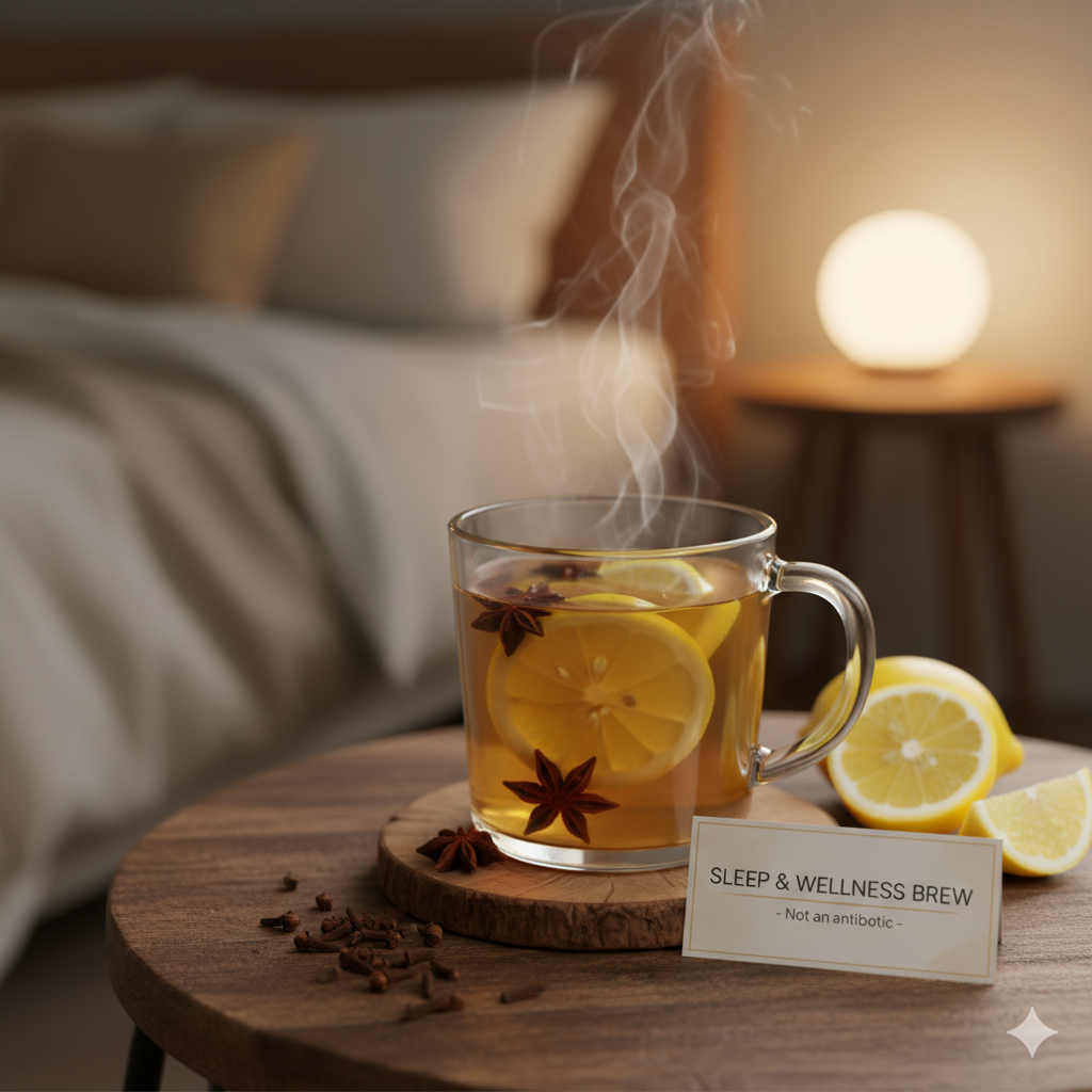 القرنفل والليمون كمشروب صحي قبل النوم