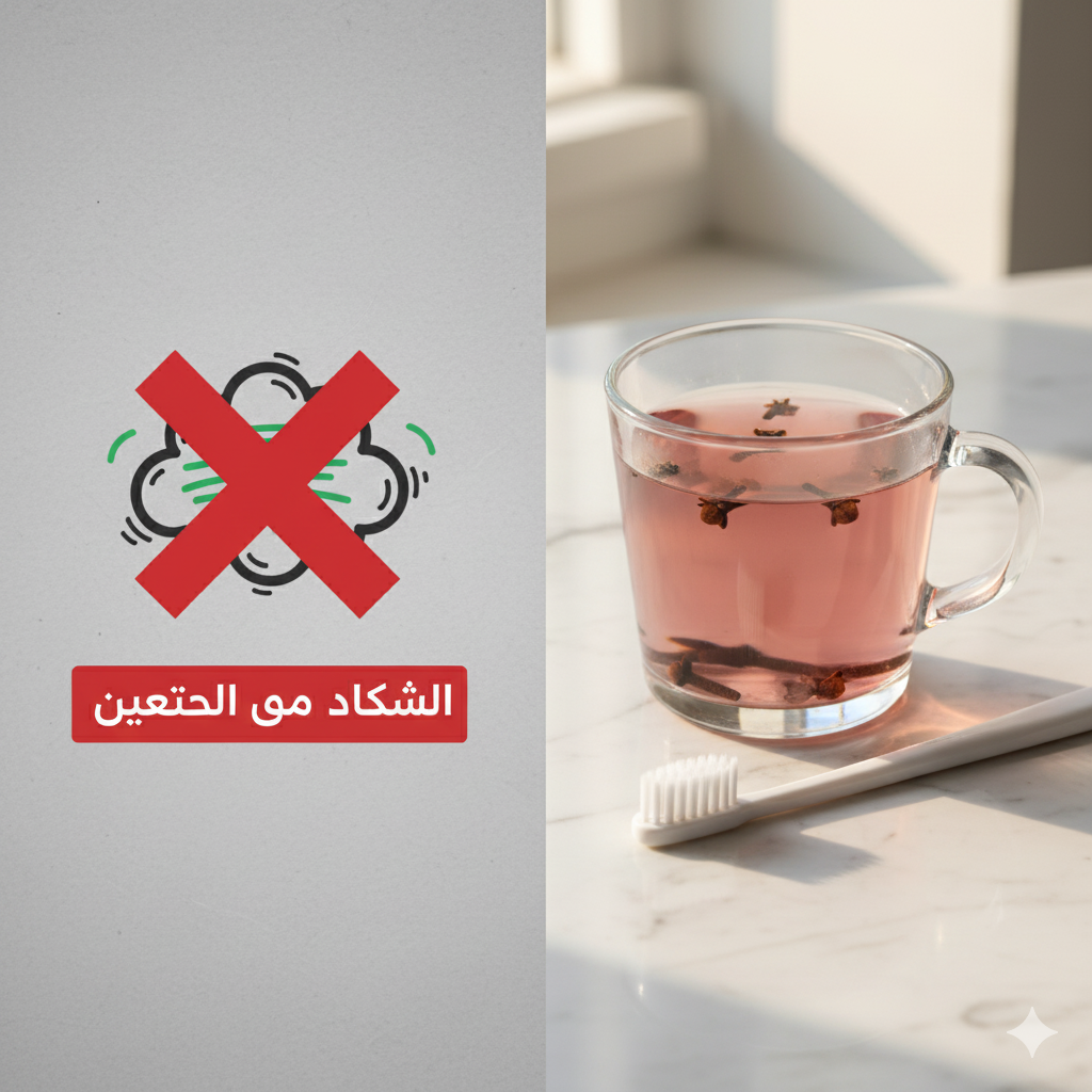 القرنفل ورائحة الفم الكريهة