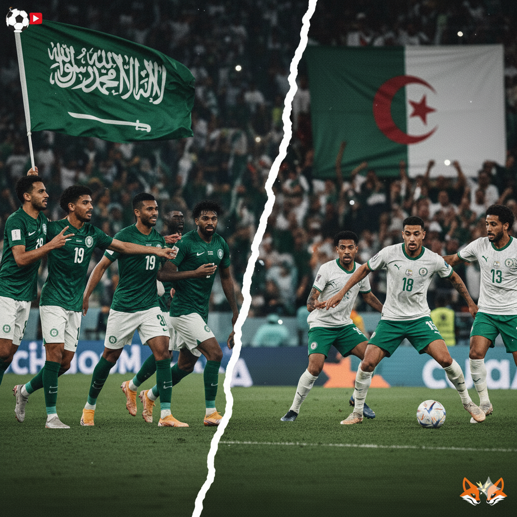 تشكيلات الفِرَق:منتخب السعودية لكرة القدم – منتخب الجزائر لكرة القدم