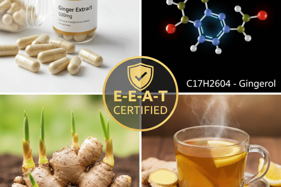 الزنجبيل: دليل شامل للفوائد، الكيمياء، الزراعة، والاستهلاك الآمن